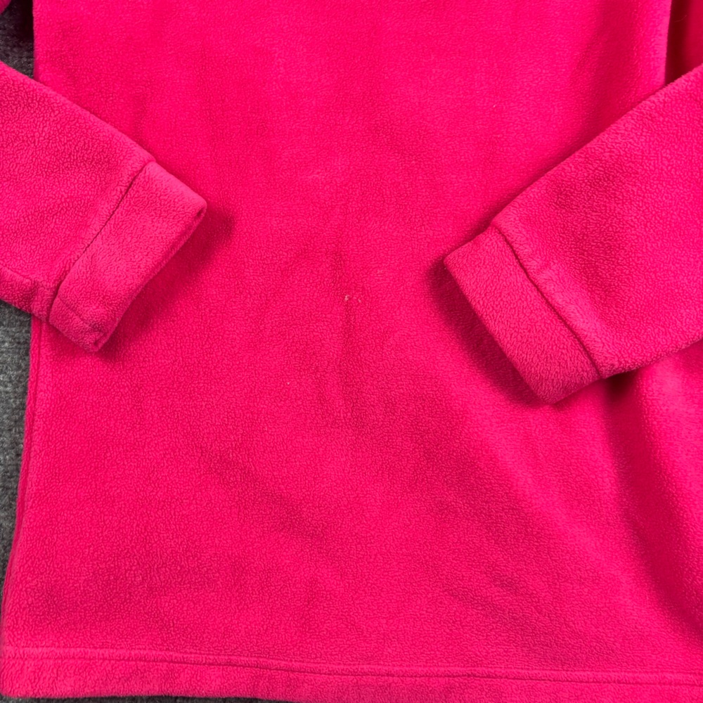 COLUMBIA Girls Hot Pink Full Zip Fleece Jacket size: Large (14/16) - Picture 3 of 5
